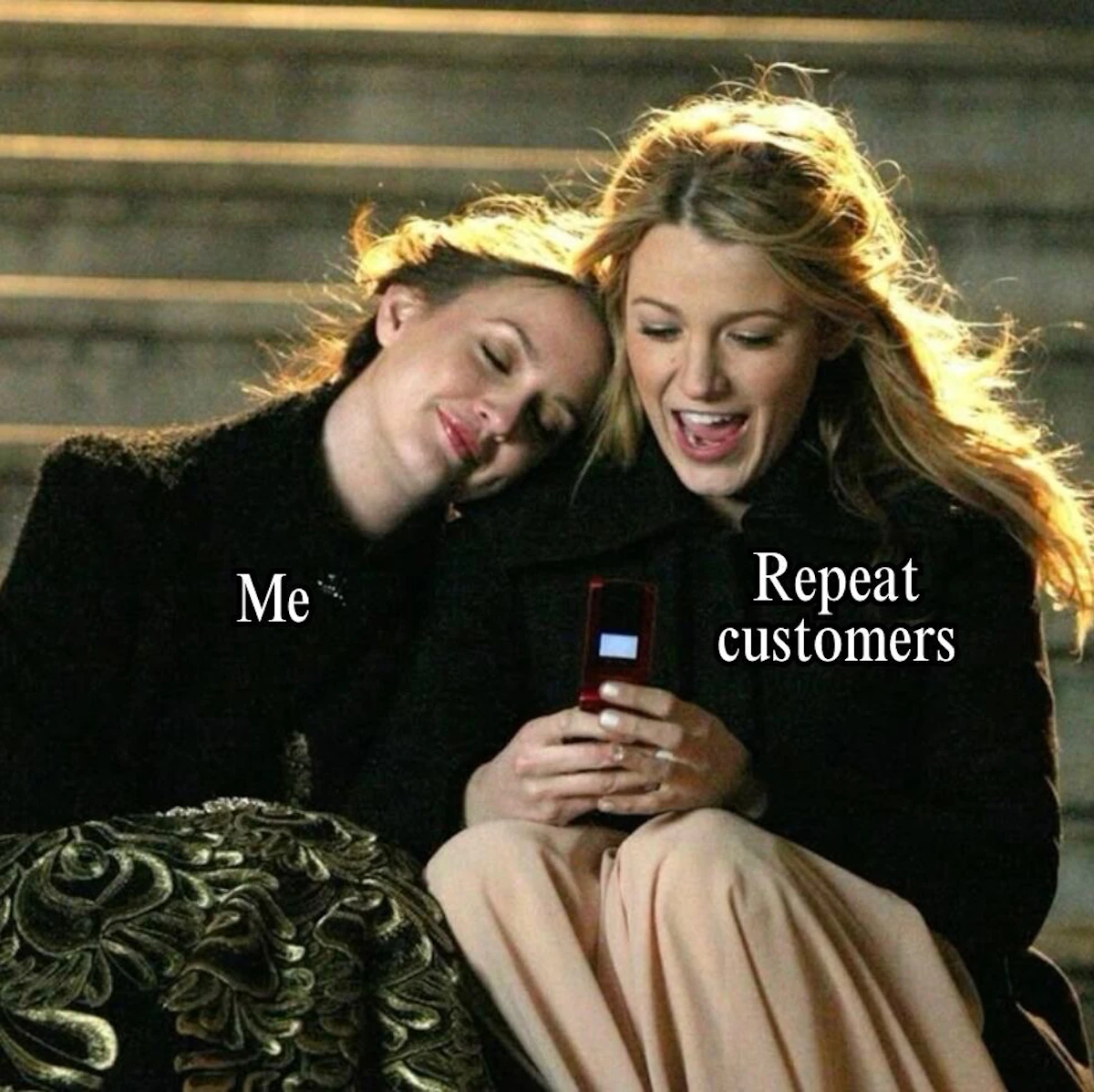 repeat customers <3