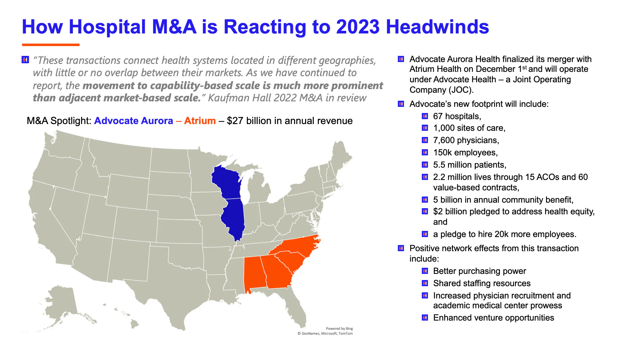 UnityPoint-Presbyterian Merger, North Carolina Healthcare Reform, and Walmart Health Expansion Plans