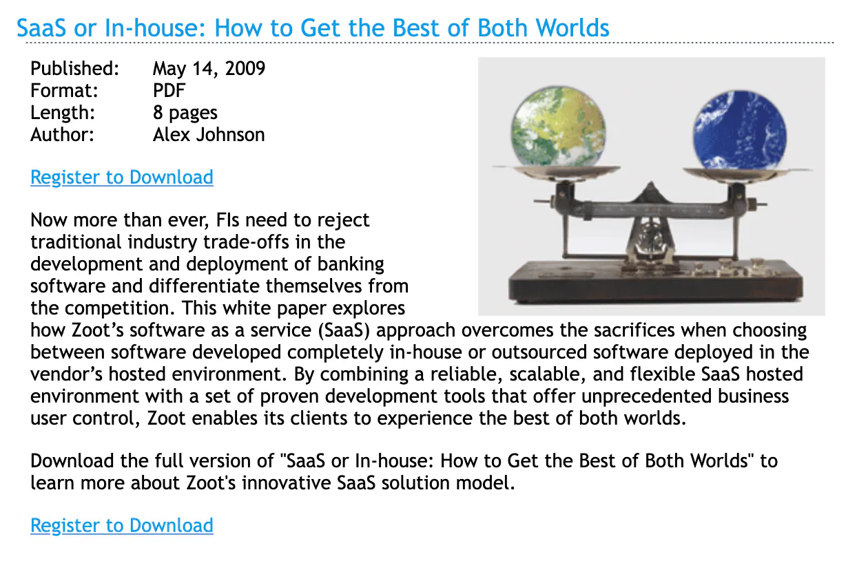 Editor’s note: the original title of this white paper was “Beating the No-win Scenario: Banks’ Kobayashi Maru”. I was forced to change it because it wasn’t “professional”. I’m still mad about this.