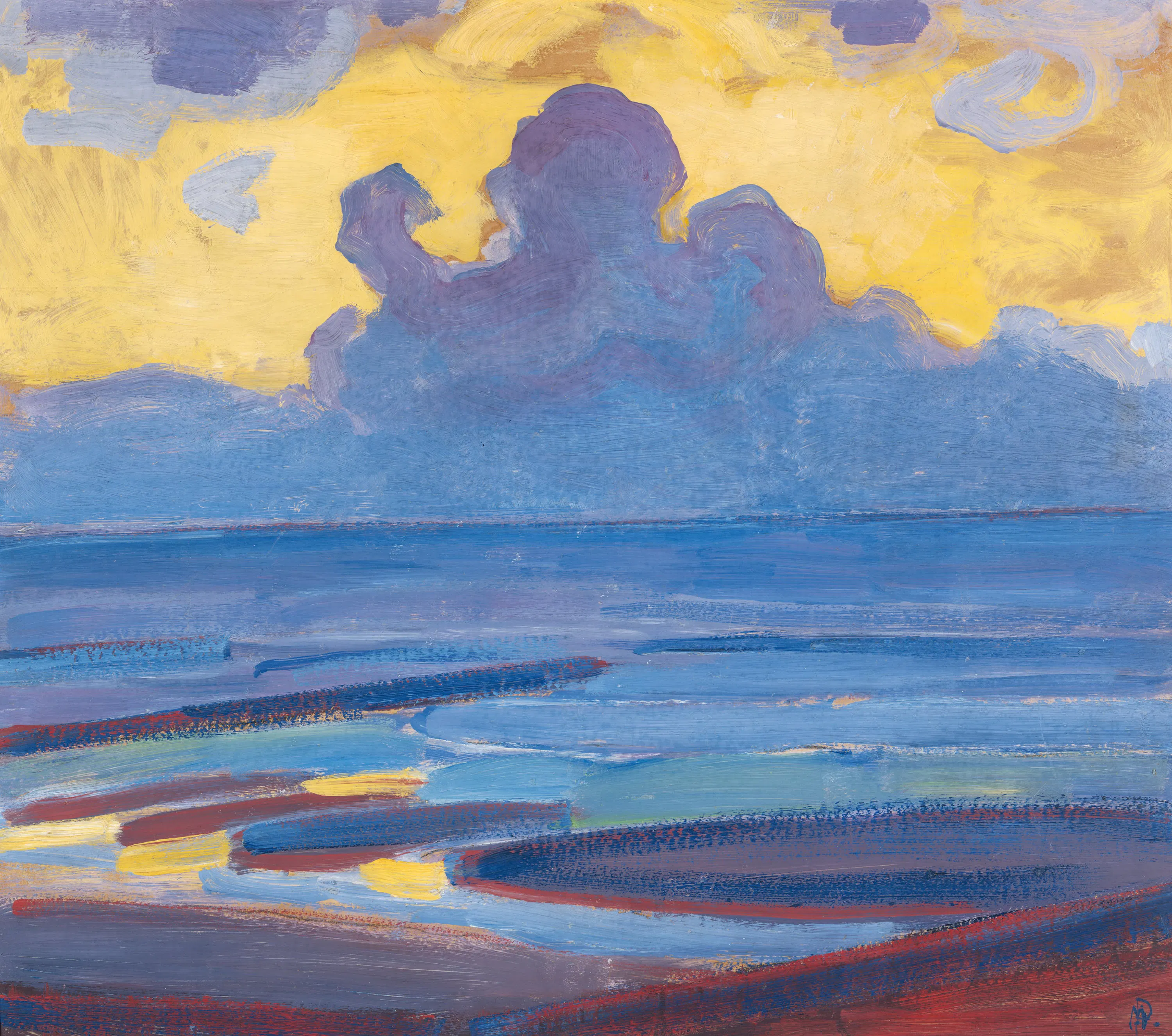 By the Sea (1909) by Piet Mondrian.