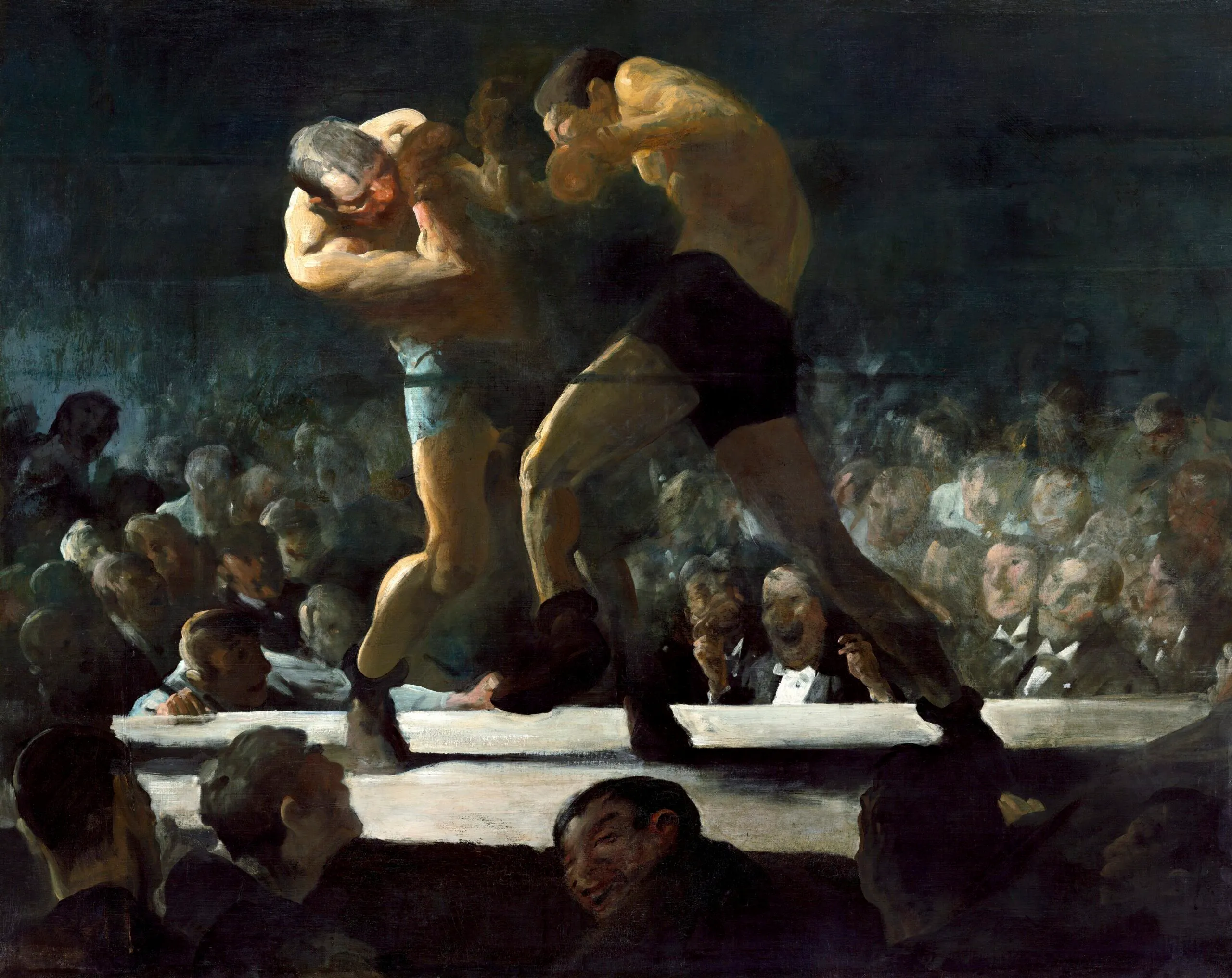 Club Night (1907) by George Wesley Bellows.