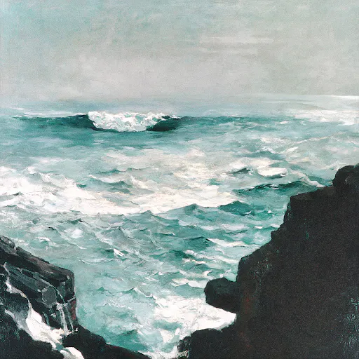 Cannon Rock (1895) by Winslow Homer.