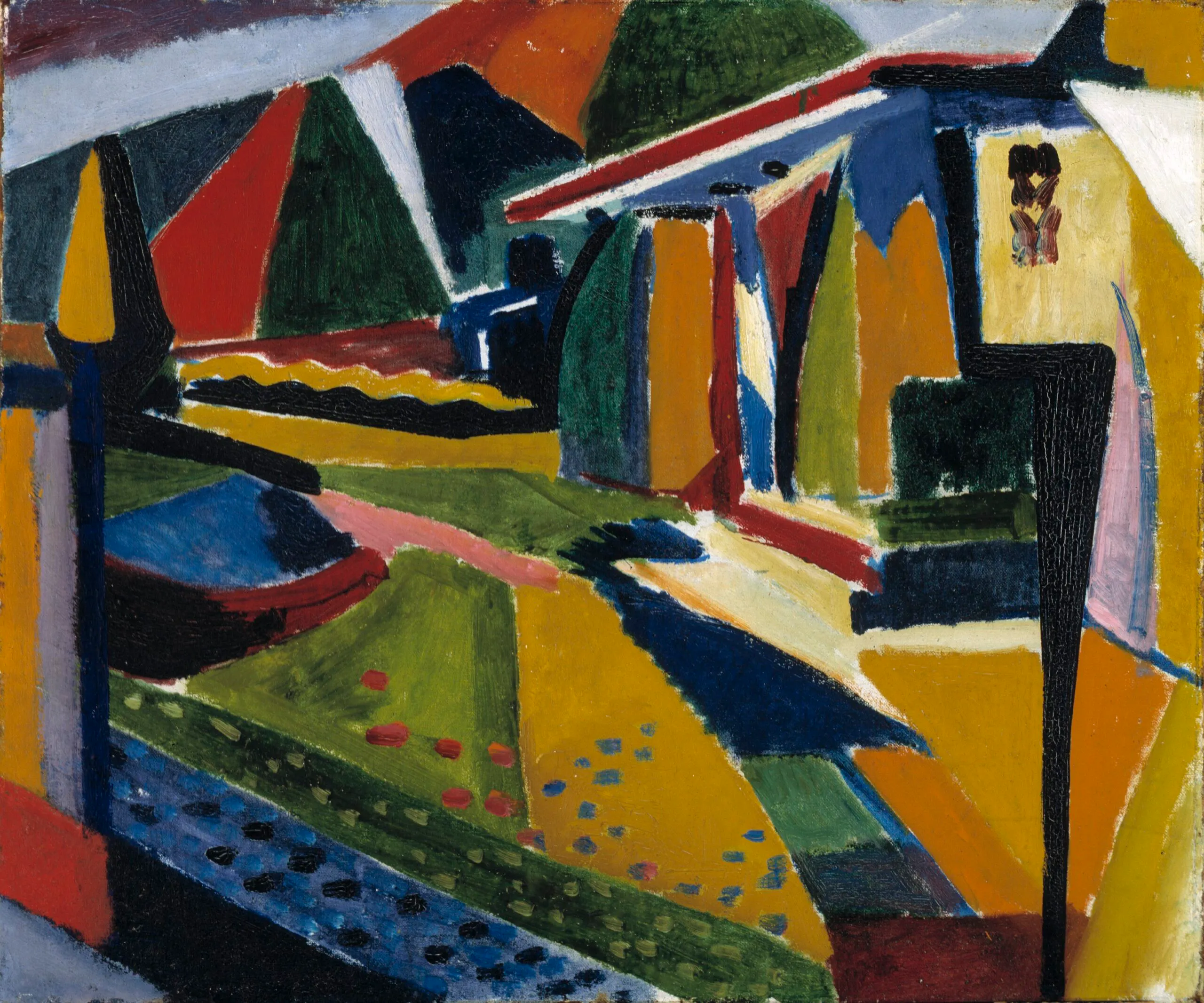 Abstract Landscape, H. Lyman Saÿen, 1915