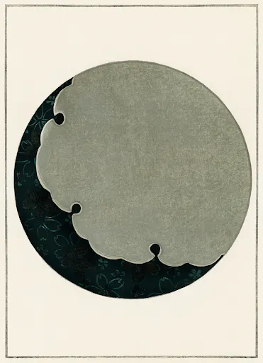 Moon illustration by Shin Bijutsukai.