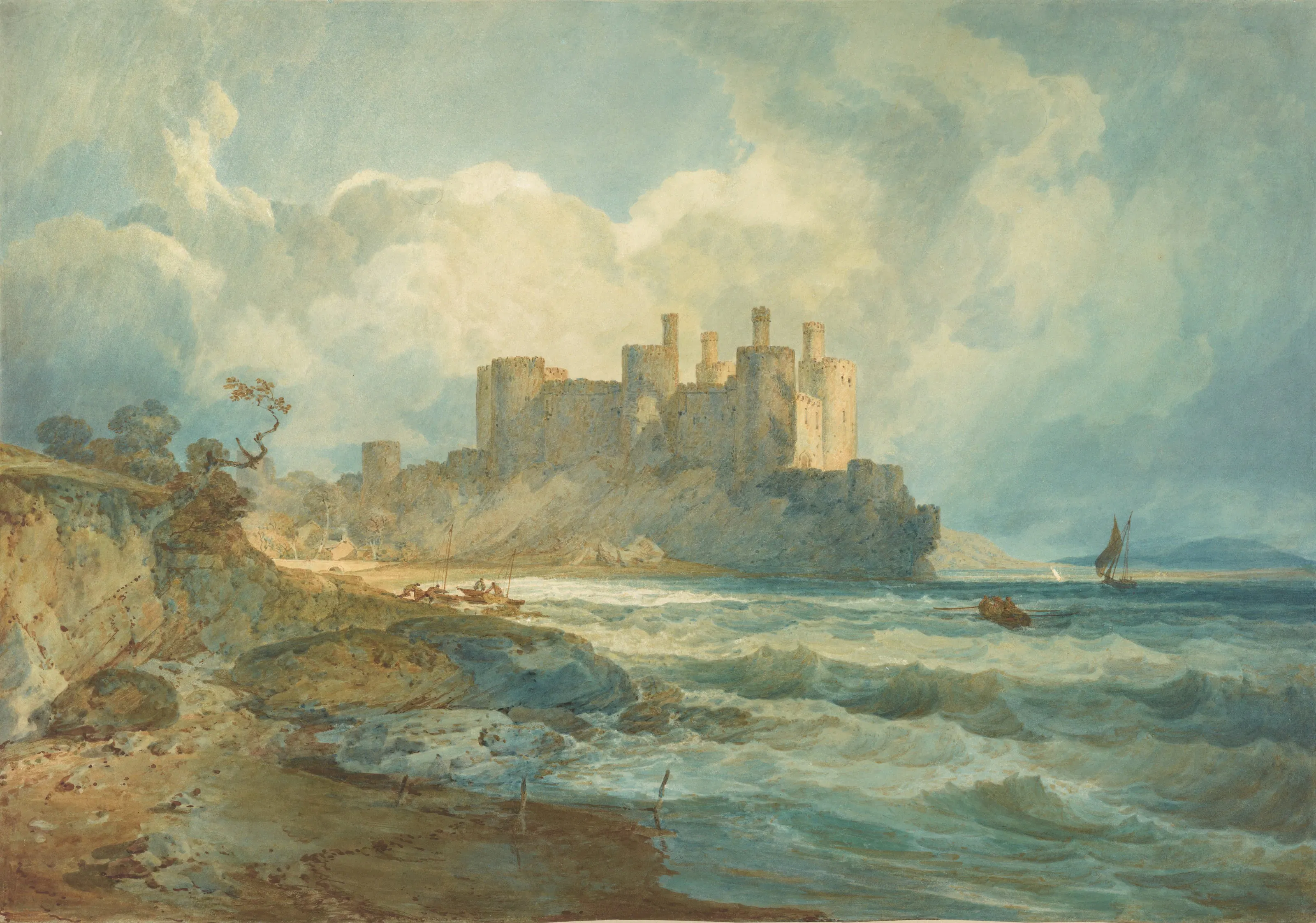 Conway Castle by Joseph Mallord William Turner.