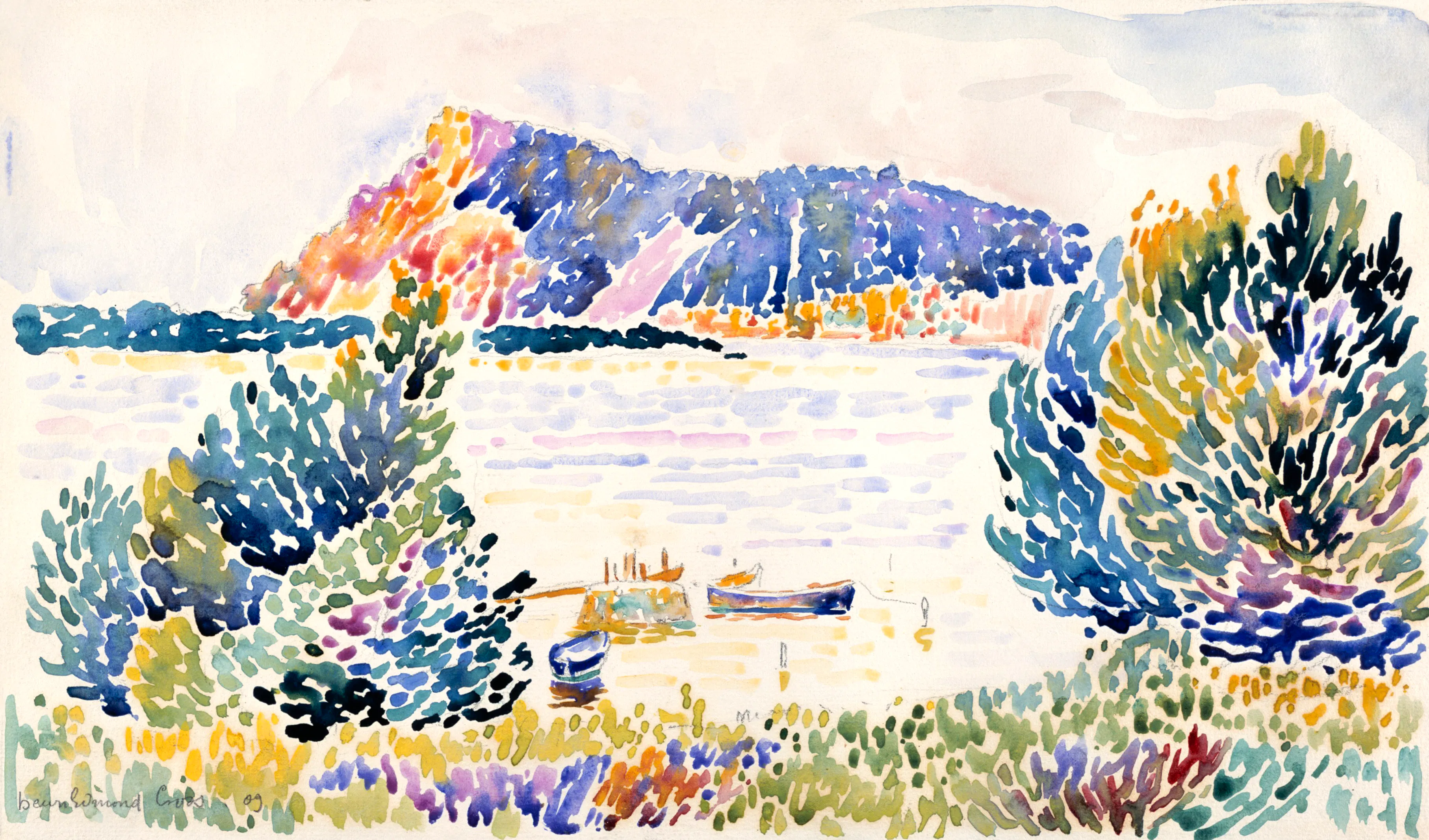 Cap Nègre (1909) by Henri-Edmond Cross.