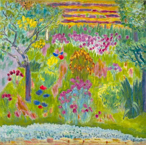 Garden (1935) by Pierre Bonnard.