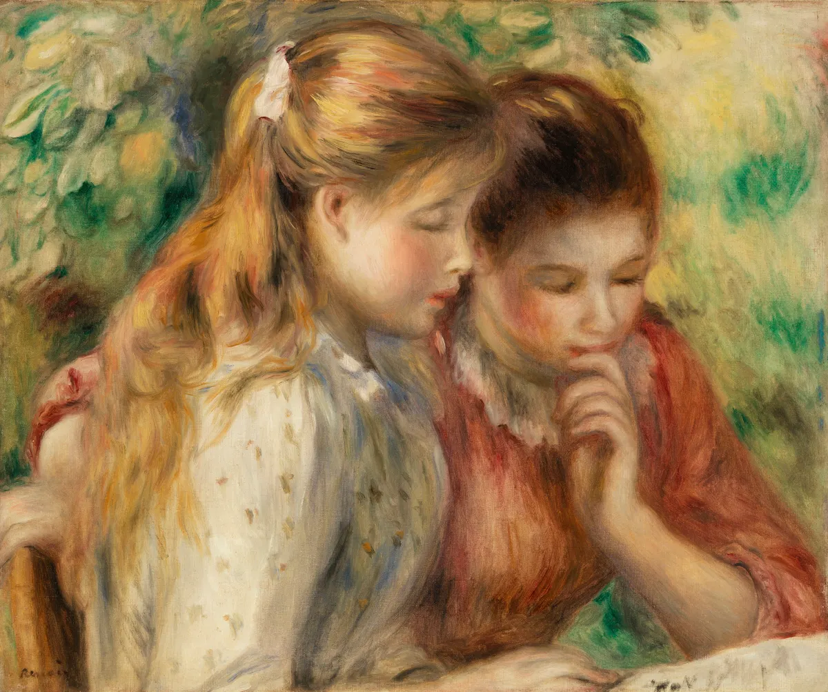 Reading (La Lecture) (1891) by Pierre-Auguste Renoir.