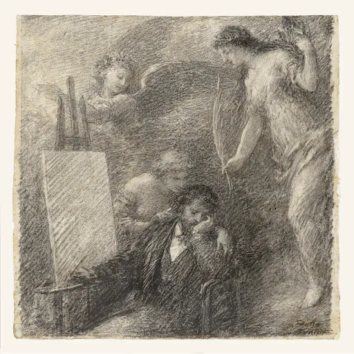 Le Découragement de l’artiste by Henri Fantin Latour.