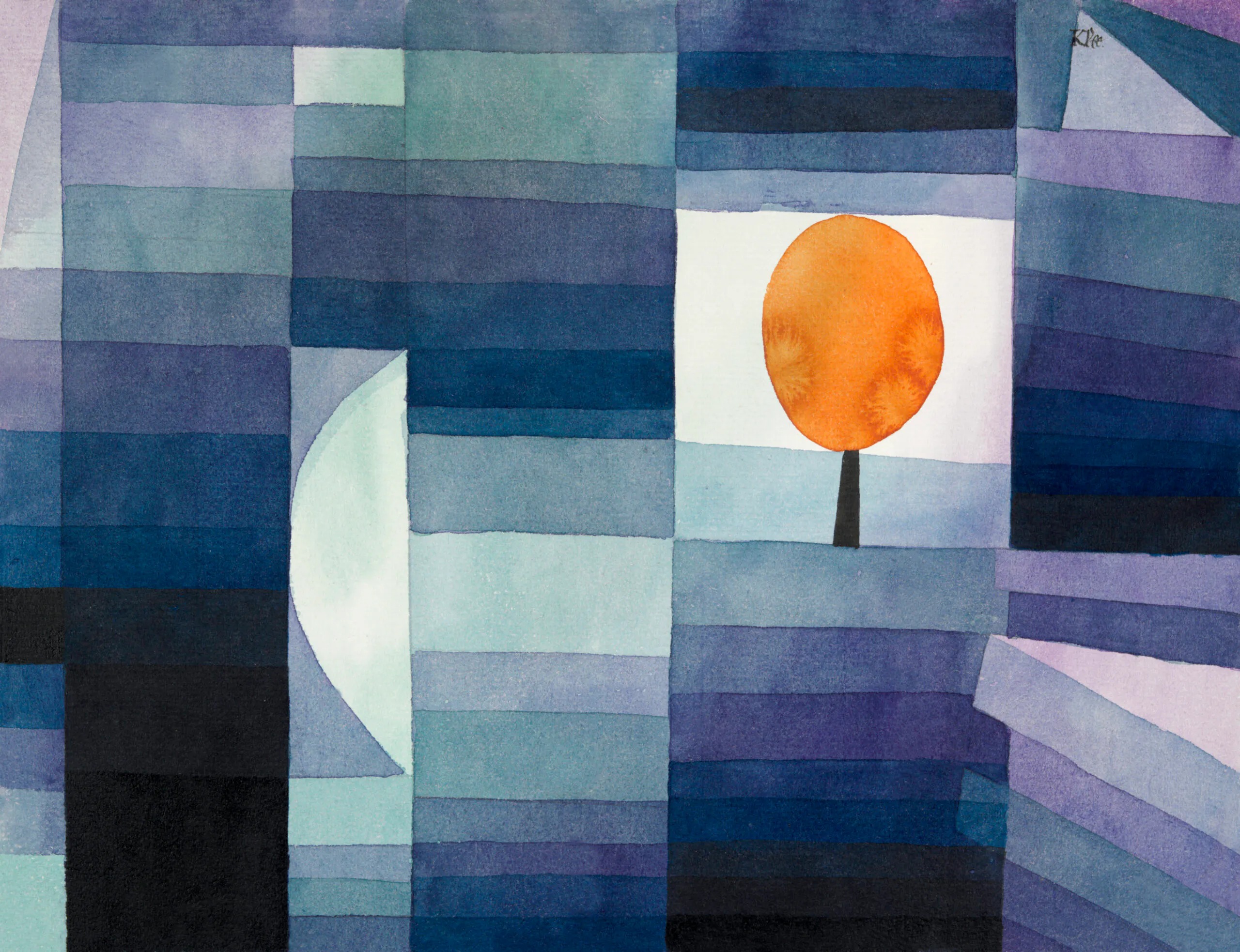 The Harbinger of Autumn (1922) by Paul Klee.