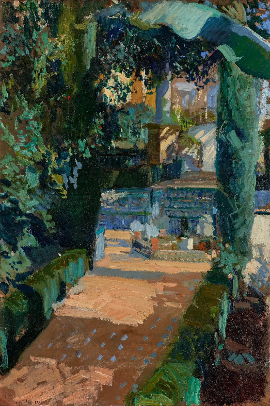 Court of the Dances, Alcázar, Sevilla by Joaquín Sorolla y Bastida.