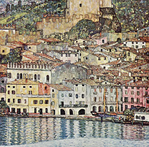 Malcesine am Gardasee (1913) by Gustav Klimt.