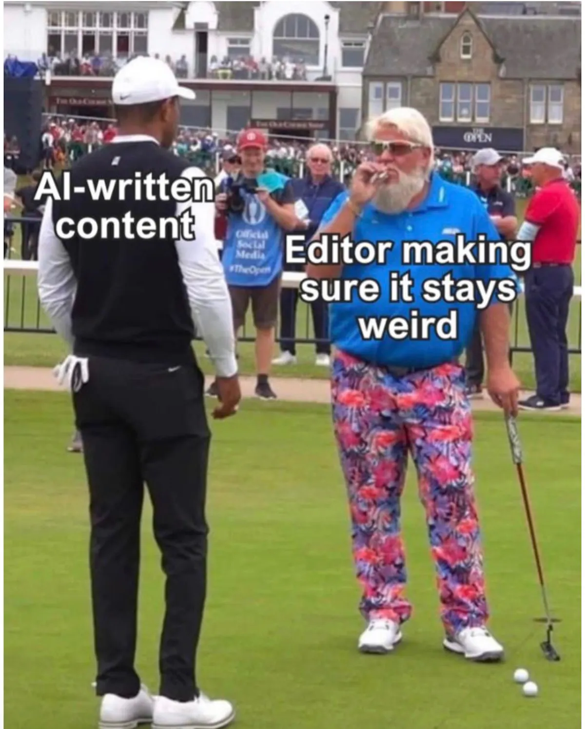 Editor making sure copy stays weird